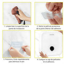 Dispensador de Toallas de Mano Color Blanco. Porta Servilletas de Pared. Caja Dispensadora de Papel 28×26.5×7.8 cm.