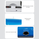 Dispensador Automático de Papel con Llave para Pared. Portapapeles con Sensor Para Baño. Caja de Papel Color Blanco.