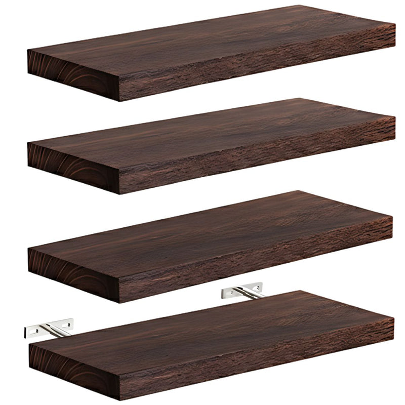 Repisa de pared Flotantes Color Madera Clara (Set de 4 piezas). Repisas de pared. Tablillas de 40x15cm.