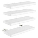 Repisa de pared  Flotantes Color Blanco (Set de 4 piezas). Repisas de pared. Tablillas de 40x15cm.