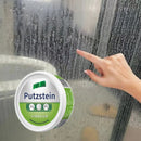 Crema Limpiadora Mancha de agua vidrios grifos Multiusos Putzstein 180g. Limpieza, Pulido y Protección 3 en 1. Incluye esponja.
