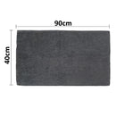 Paño de Microfibra Color Gris 40 x 90cm. Trapo De Limpieza Absorbente. (420gsm)