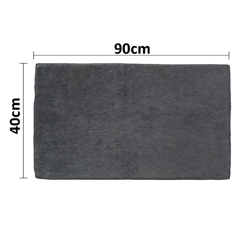 Paño de Microfibra Color Gris 40 x 90cm. Trapo De Limpieza Absorbente. (420gsm)