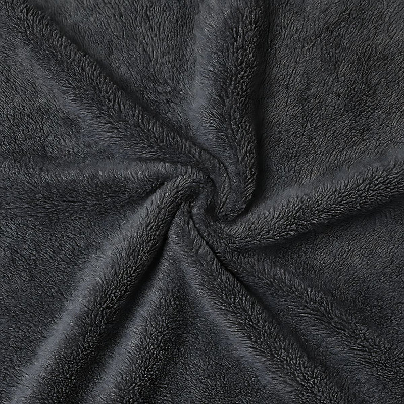 Paño de Microfibra Color Gris 40 x 90cm. Trapo De Limpieza Absorbente. (420gsm)