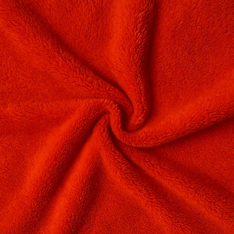Paño de Microfibra Color Rojo 40 x 60cm. Trapo De Limpieza Absorbente. (340gsm)