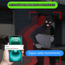 Cámara de Seguridad WIFI 360° V380 Pro. Reflector Lampara Solar LED con Cámara Con Visión Nocturna. Lámpara de Videovigilancia Inteligente con Detector de Movimiento.