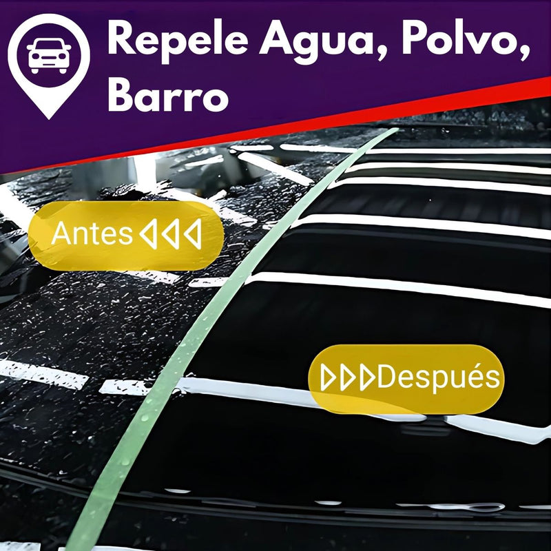 Cera líquida Para Autos. Detallador Nano Cerámica Hidrofóbica. Limpiador Repele Agua Ideal Para Detailing y Lavado en seco para vehículos (237ml)