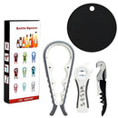 Abridor De Frascos Universal 5 En 1. Destapador De Tarros. Abridor De Botellas Y Latas Con Tapete antideslizante.