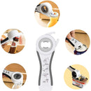 Abridor De Frascos Universal 5 En 1. Destapador De Tarros. Abridor De Botellas Y Latas Con Tapete antideslizante.