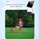 Cámara De Seguridad Solar Inalámbrica WiFi. Cámara de Videovigilancia Con Visión Nocturna Y Detección Inteligente A Prueba De Agua.