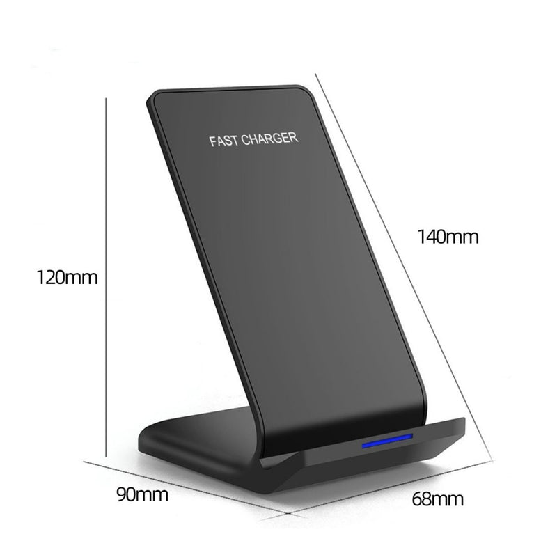 Cargador Inalámbrico Rápido Qi con Soporte Vertical. 35W
