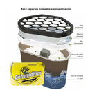 Deshumidificador Aromático (Limón) Antihongos Ideal Para Closets, Armarios, Cuartos Y Baños. Extractor De Humedad. 500 ml
