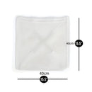 Bolsa De Tela Con Zipper Para Lavadora. Bolsa de Malla Para Zapatillas, Ropa Y Accesorios. 40x40cm.