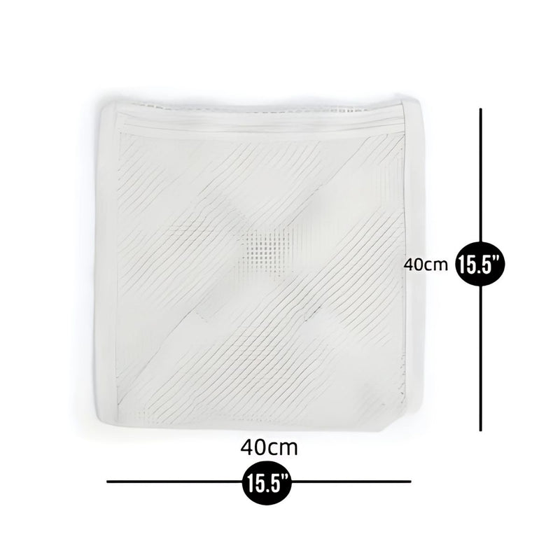 Bolsa De Tela Con Zipper Para Lavadora. Bolsa de Malla Para Zapatillas, Ropa Y Accesorios. 40x40cm.