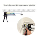 Pistola De Silicón Compacta para espacios reducidos de 14.5" Calafateadora Con Mango De Aluminio