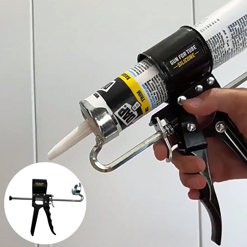 Pistola De Silicón Compacta para espacios reducidos de 14.5" Calafateadora Con Mango De Aluminio