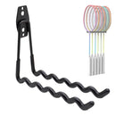 Gancho Ondulado Metálico Para Garaje. Soporte Para Colgar Bicicletas, Mangueras, Escaleras Con Revestimiento PVC. 29.5x16.5x6.5 cm colgador