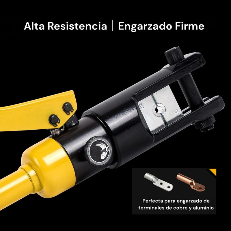 Prensa Hidráulica Pinza. Rango De Engaste: CU:16-300Mm2 Presión De Trabajo: 117KN. Herramienta De Crimpado Crimpadora Cables de acero y Eléctricos. Ponchadora