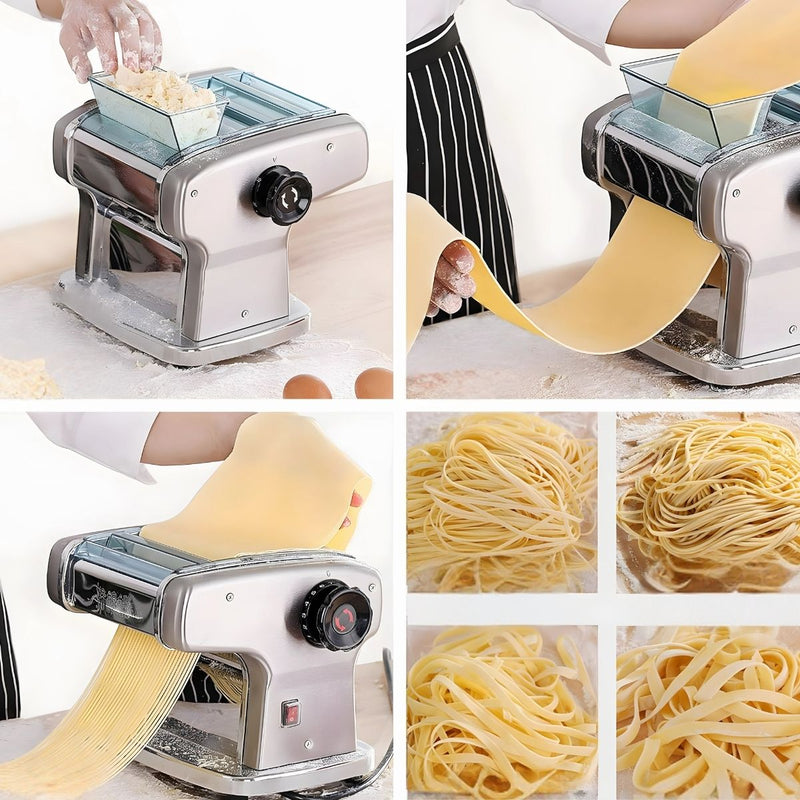 Máquina de Pasta Eléctrica, hacer Spaguetti Fideos Y Dumplings raviolis. Casera 110V