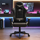 Silla Gamer Ergonómica Estilo Spiderman Negra Con Soporte Lumbar Y Respaldar Reclinable 180°