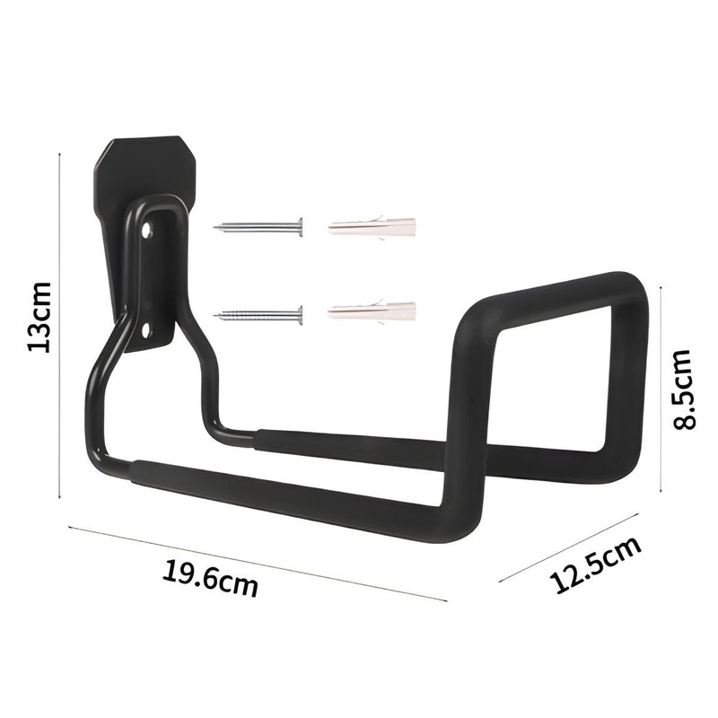 Gancho De Soporte Pared Metálico Multiusos Antideslizante. 19.6X12.5.13 cm Bicicletas y otros usos etc
