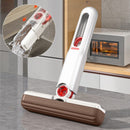 Limpia ventanas escurridor Trapeador Retráctil Mini Con Autoescurrido. Mini Mop Plegable 180°. Mini Mopa Para Limpieza en Seco Y Húmedo.