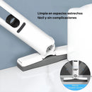 Limpia ventanas escurridor Trapeador Portátil, Plegable De 180° Con Auto Escurrido. Mini Mop Para Uso Húmedo Y Seco Para Limpieza De Escritorio, Monitor, Vidrio.