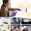 Limpia ventanas escurridor Trapeador Portátil, Plegable De 180° Con Auto Escurrido. Mini Mop Para Uso Húmedo Y Seco Para Limpieza De Escritorio, Monitor, Vidrio.