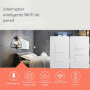 Interruptor Inteligente Wifi De Pared Con Neutro De 4 botones Compatible Con Alexa Y Google Assistant.10A. 90-240V. 50-60 Hz