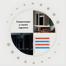 Interruptor Inteligente Wifi De Pared Con Neutro De 4 botones Compatible Con Alexa Y Google Assistant.10A. 90-240V. 50-60 Hz
