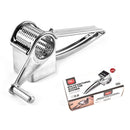 Rallador De Queso Giratorio Manual De Acero Inoxidable.