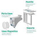 Cerradura De Seguridad Magnética Invisible Para Muebles Y Gabinetes. Protección De Niños (Set de 4 Cerraduras).