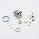 Cerradura de leva para gavetas gabinetes muebles  Con 2 Llaves De Metal Para Buzón De Puerta, Caja De Herramientas, Casilleros, Muebles Y Cajones. 0.8” (20mm)