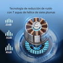 Abanico Recargable De Escritorio De 6" Con Y Pantalla LED. Ventilador Portátil De 100 Velocidades Y Motor Ice Feel. 7V. 5W