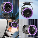 Abanico Recargable De Escritorio De 6" Con Y Pantalla LED. Ventilador Portátil De 100 Velocidades Y Motor Ice Feel. 7V. 5W