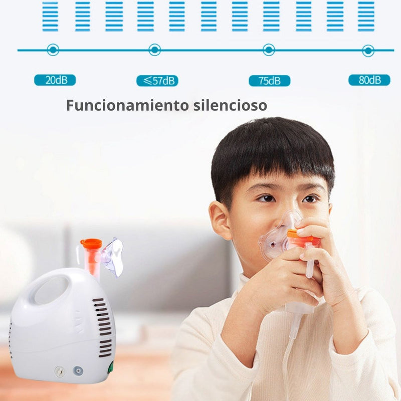 Nebulizador Para Terapia Respiratoria Ideal Para Niños y Adultos.
