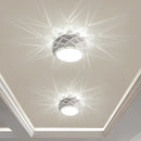 Lámpara LED De Techo Con Efecto Decorativo De Luz Geométrica. 5W. 6.2” (16cm) Luz Blanca