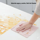 Paños De Microfibra (Set De 20 Unids). 22×28cm Rosado. Trapos De Limpieza Absorbentes.