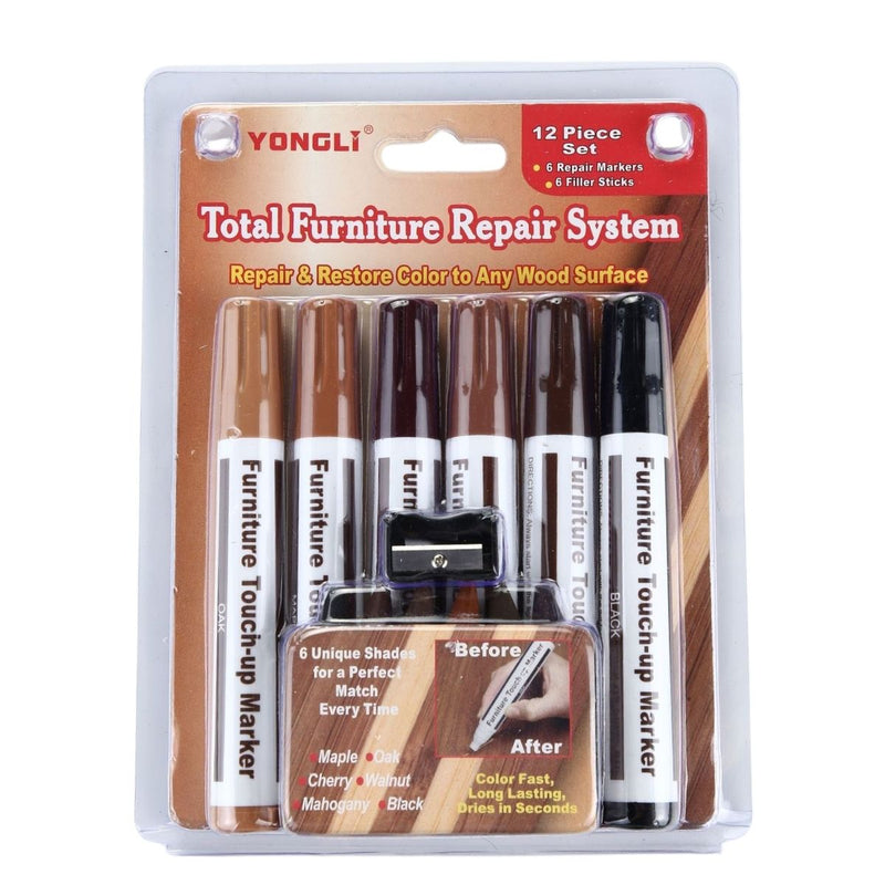 Marcadores Y Creyones Reparadores Para pintar rayones Muebles Y Pisos De Madera.