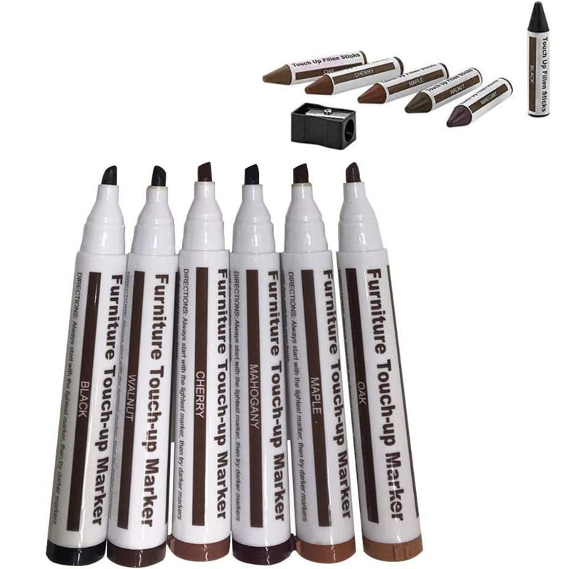 Marcadores Y Creyones Reparadores Para pintar rayones Muebles Y Pisos De Madera.