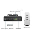 Soporte De TV oculto Con Altura motorizado automático 22.6 - 44.9” (57.5cm  – 1.2 mts) Con Control Remoto. Elevador de TV Automático. Para Monitores 42-70”.