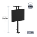 Soporte De TV oculto Con Altura motorizado automático Ajustable 27.9 - 63.4” (71cm  – 1.6 mts) Con Control Remoto. Elevador de TV Automático. Para Monitores 42-70”.
