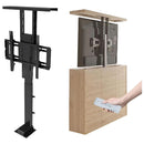 Soporte De TV oculto Con Altura motorizado automático Ajustable 27.9 - 63.4” (71cm  – 1.6 mts) Con Control Remoto. Elevador de TV Automático. Para Monitores 42-70”.