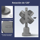 Abanico ventilador 5.5V De Escritorio Con Luz lampara Nocturna de batria USB-C 1000mAh