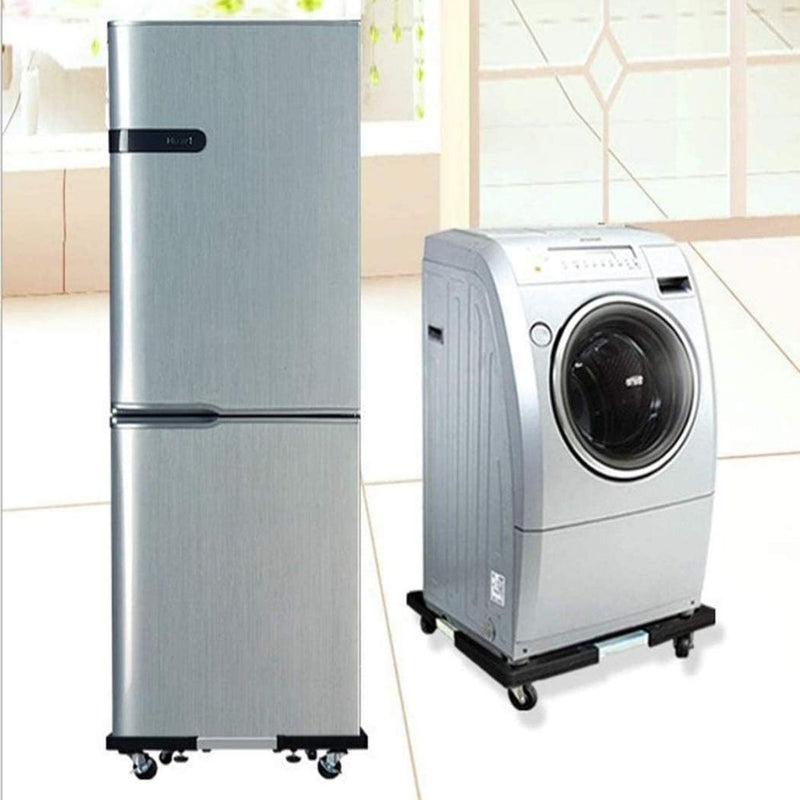 Base Móvil Universal Ajustable (45-56cm) Con Ruedas Para Mover Muebles, Lavadora Y Refrigerador. Carga Max. 305 Lbs (138 Kgs)