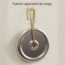 Gancho Adhesivo Para Colgar Cuadros En La Pared Sin clavos o Perforaciones. 2.6x2” (6.6x5.1cm). Color Blanco.