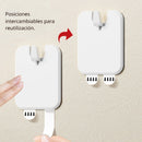 Gancho Adhesivo Para Colgar Cuadros En La Pared Sin clavos o Perforaciones. 2.6x2” (6.6x5.1cm). Color Blanco.