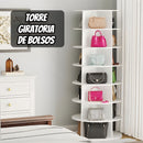 Organizador multifuncional giratorio De 7 Niveles. Mueble Zapatero Redondo De Almacenamiento. Estante Giratorio. Zapatos