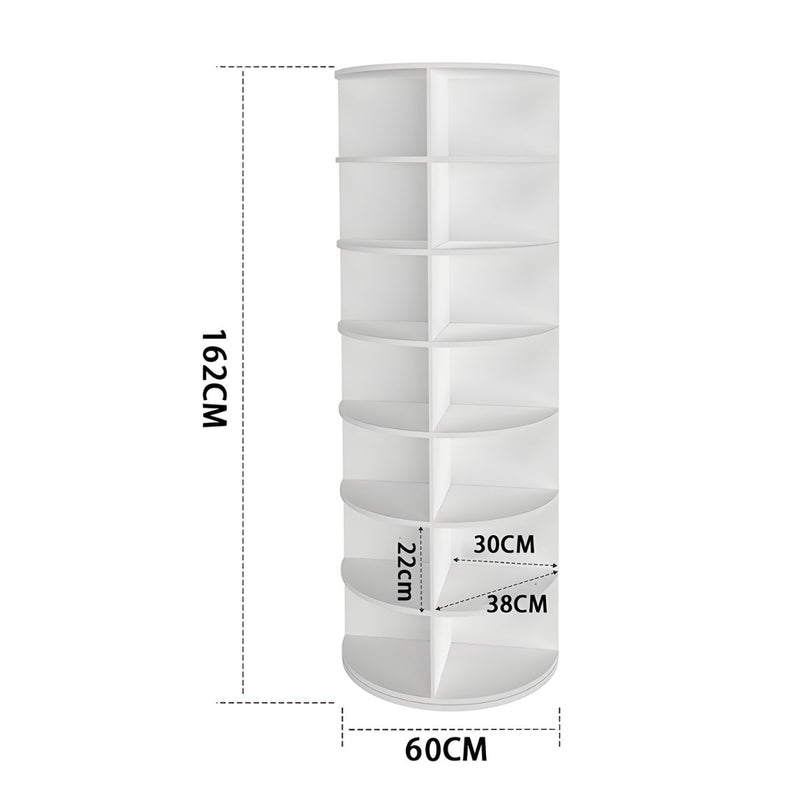 Organizador multifuncional giratorio De 7 Niveles. Mueble Zapatero Redondo De Almacenamiento. Estante Giratorio. Zapatos