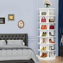 Organizador multifuncional giratorio De 7 Niveles. Mueble Zapatero Redondo De Almacenamiento. Estante Giratorio. Zapatos